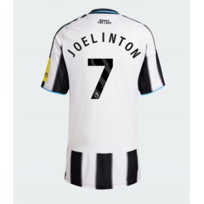 Newcastle United Joelinton #7 Primera Equipación Mujer 2025-26 Manga Corta